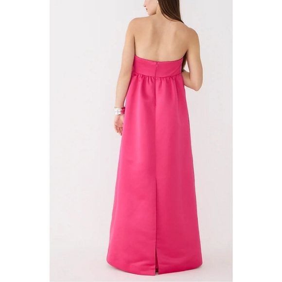 66. J.Crew Collection limited-edition strapless dress in duchesse satin - Picture 3 of 11